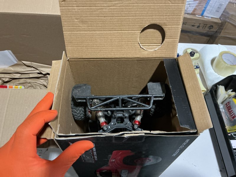 Condition photo showing As Is for mjx hyper go 14211 1/14 brushless 4x4 rc desert trucks with gyro, rtr all terrain short course truck, max 45mph fast rc cars for adults, electric powered 2 of 2000 mah rc car for adult