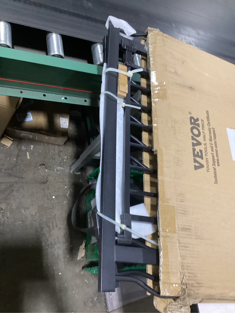 Condition photo showing New/Like New for vevor 29.5-46.4" extra wide safety gate for stairs, auto close dog gate for the house, easy install pressure mounted pet gates for doorways, easy walk thru wide safety gate for dog, black