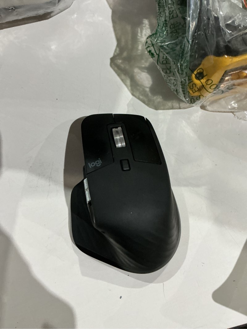 Condition photo showing Good Condition for logitech mx master 3s bluetooth edition wireless mouse, no usb receiver - ultra-fast scrolling, ergo, 8k dpi, track on glass, quiet clicks, works with apple mac, windows pc, linux, chrome - graphite graphite mouse without usb receiver