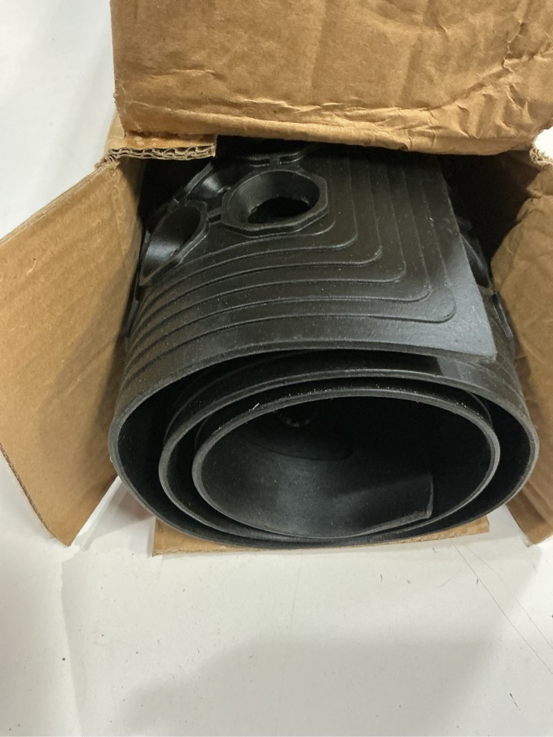 Condition photo showing Good Condition for Outdoor Rubber Floor Mats Anti Fatigue Restaurant Kitchen Rubber Drainage Mat Durable No Slip Bar Floor Mats Used for Indoor Outside Wet Area 24" x 36" Black 36"L x 24"W x 0.3"Th