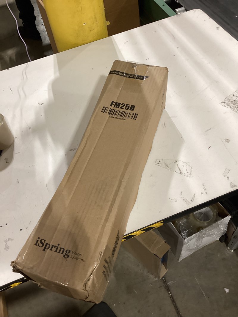 Condition photo showing New/Like New for iSpring Whole House Water Filter Cartridge, Iron & Manganese Reducing Water Filter Whole House, 4.5" x 20", Model: FM25B Iron Filter Water Filter