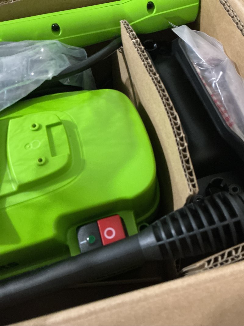 Condition photo showing Good Condition for greenworks 1800-psi 1.2-gpm cold water electric pressure washer with 2 spray tips