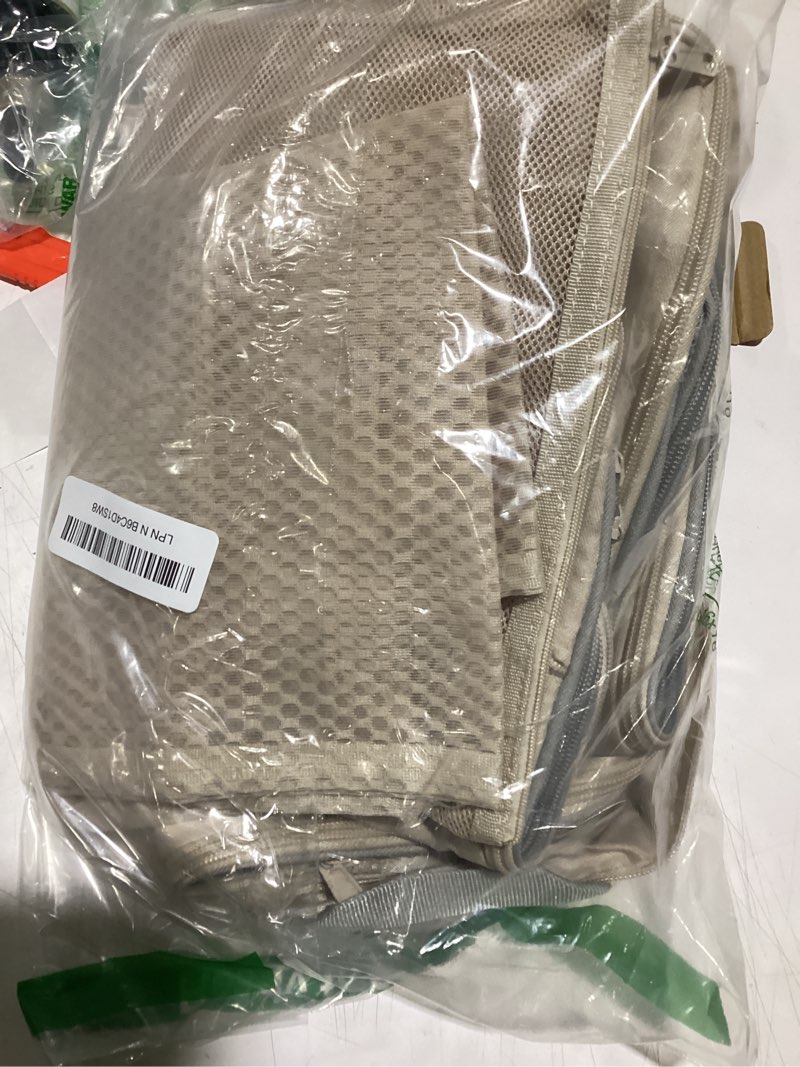 Condition photo showing Good Condition for OlarHike 8 Set Compression Packing Cubes,Christmas Gifts for Women Mom Girl,Compressible Expandable Luggage Clothes Organizer for Travelers,Airplane/Cruise/Car/Train Travel Essentials(Beige) Beige 8 set