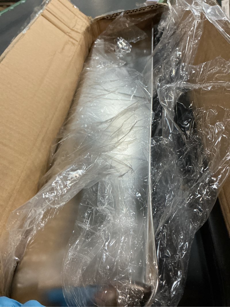 Condition photo showing Good Condition for Stainless Steel Cat Litter Box with Lid, 180° Flip-Top XL Extra Large Enclosed Litter Box, Covered Metal High Sided Litter Pan with Steps & Scoop, Easy Cleaning, Odor Control,Non-Sticky-Black Flip Top Black