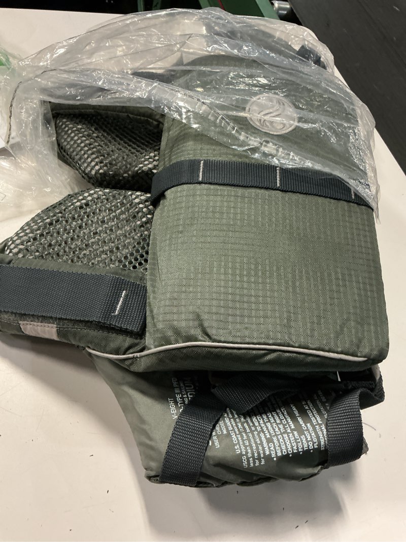Condition photo showing Good Condition for size small/medium astral v-eight fisher life jacket - high-ventilation uscg type iii pfd adult life vest for fishing & touring