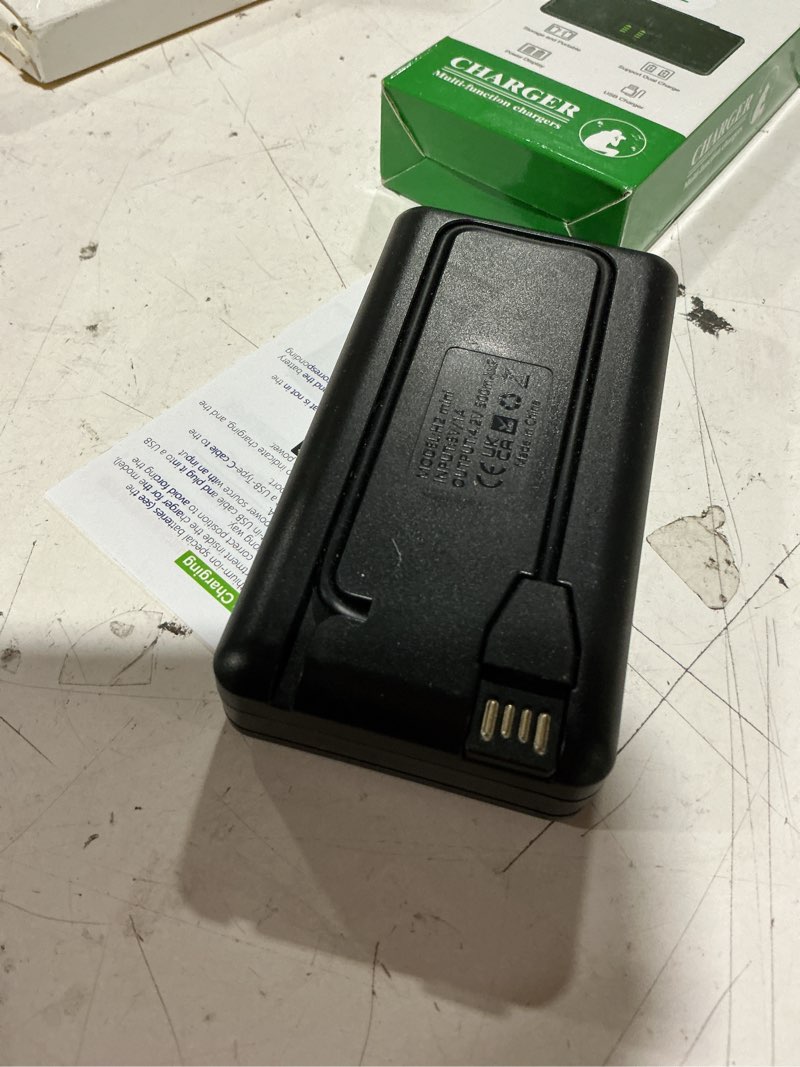 Condition photo showing As Is for nb-11l nb-11lh battery (2 pack) and 2-channel usb charger for canon nb-11l,powershot elph 110,elph 130,elph 180,elph 190,elph 340,elph 360,sx400 is,sx410 is,a2300 is,a2400 is,a2500,a3400 is camera