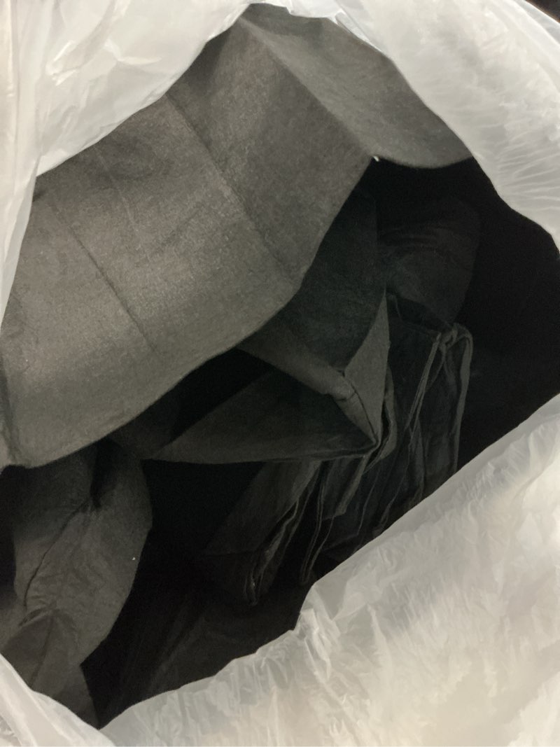 Condition photo showing As Is for Gardzen 10-Pack 25 Gallon Grow Bags, 300G Thickened Aeration Fabric Pots with Handles, Heavy Duty Cloth Pots for Plants Black 25 Gallons