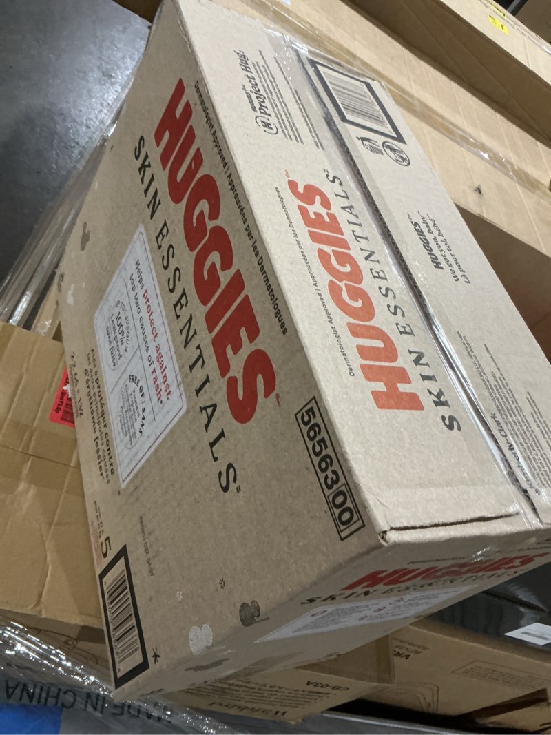 Condition photo showing New/Like New for huggies skin essentials disposable diapers - econ+ pack - size 5 - 132ct