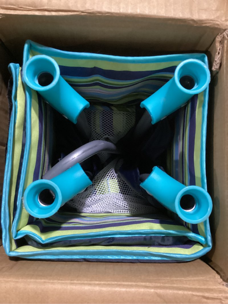 Condition photo showing Good Condition for Dream On Me Zodiak Portable Playard in Navy, Lightweight, Packable and Easy Setup Baby Playard, Breathable Mesh Sides and Soft Fabric - Comes with a Removable Padded Mat