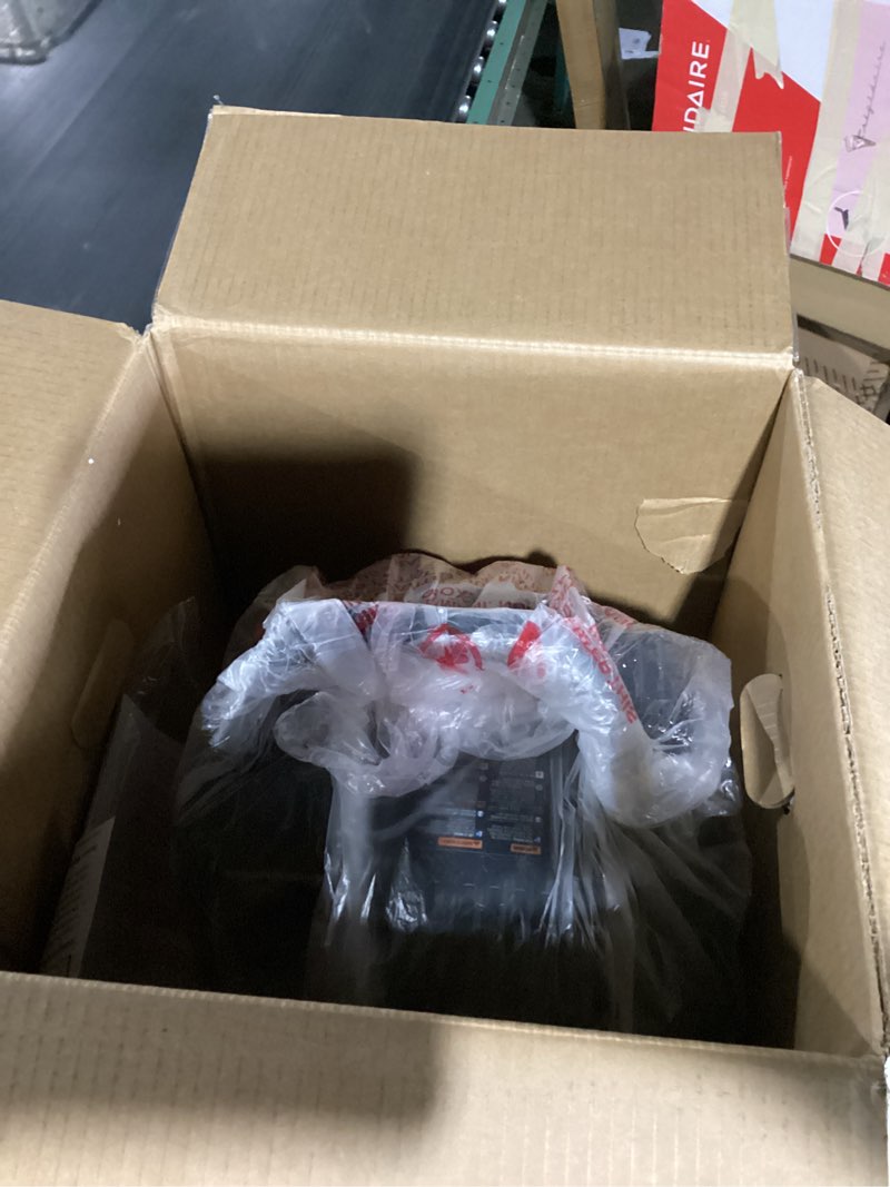 Condition photo showing Good Condition for metabo hpt pancake air compressor, 6-gallon 165psi, portable air compressor with 1.0 hp oil-free high efficiency motor, lihghtweight, quick couplers for fast tool changes, ec711s 6-gallon pancake, 165 psi