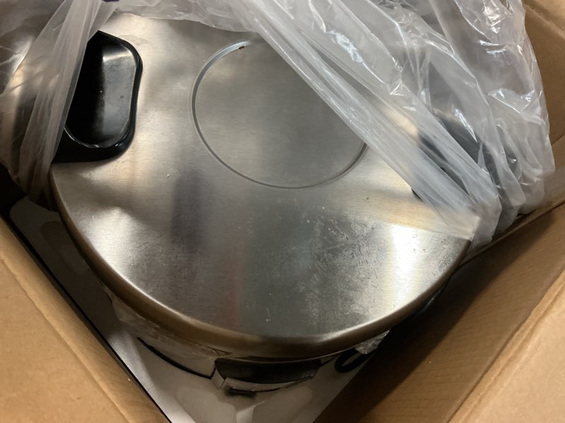 Condition photo showing As Is for Onlicuf Commercial Rice Cooker 35 Cups Uncooked (70 Cups Cooked) with Stainless Steel Exterior,Large Rice & Grain Cooker for Restaurant,Double Protection,Silver