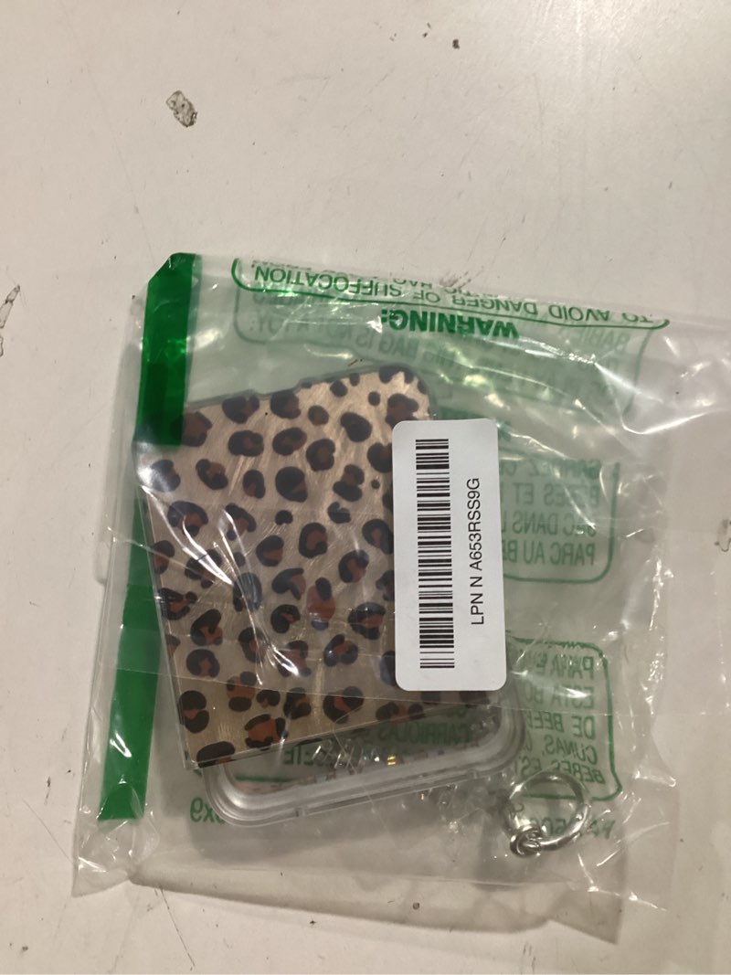 Condition photo showing Good Condition for for Motorola Razr 2024/2025 Case with Lanyard Wrist Strap, Cute Cheetah Leopard Print Retro Aestheti