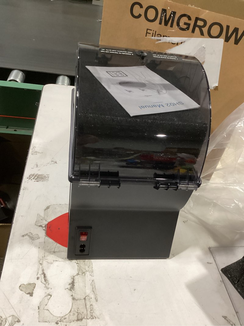 Condition photo showing New/Like New for comgrow filament dryer box, sh02 dry box filament sealed storage box 3d printer 2 spools holder with ptc fast heater, filament dehydrator with touch screen compatible with pla petg tpu abs 1.75/2.85mm graphite black polylactic acid