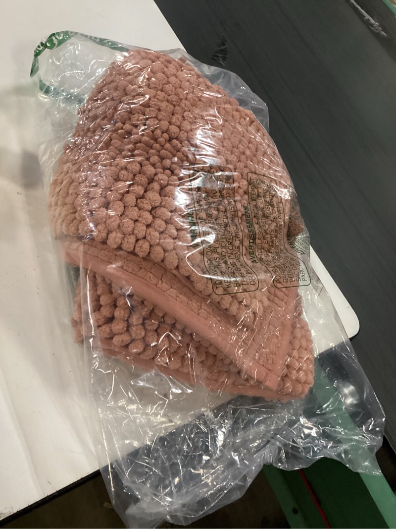 Condition photo showing Good Condition for H.VERSAILTEX Bath Rugs for Bathroom Non Slip Bath Mats Extra Thick Chenille Striped Rug 20" x 32" Absorbent Non Skid Fluffy Soft Shaggy Washable Dry Fast Plush Mat for Indoor, Bath Room - Muted Clay 20" x 32" Muted Clay