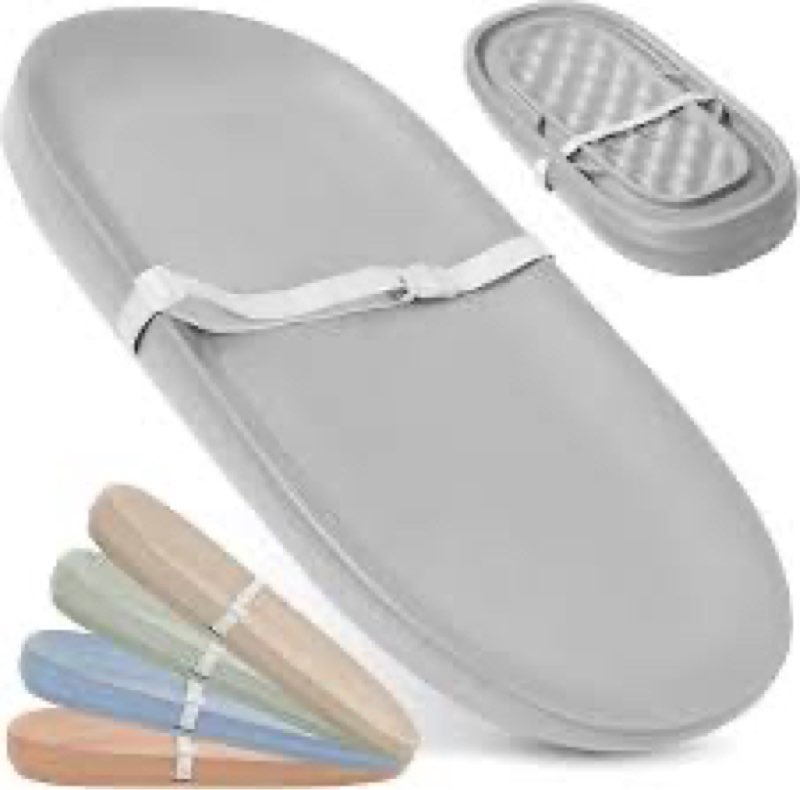 Jool Baby Waterproof Baby Changing Pad - Easy to Clean, Lightweight & Portable - Large Foam Cushion 