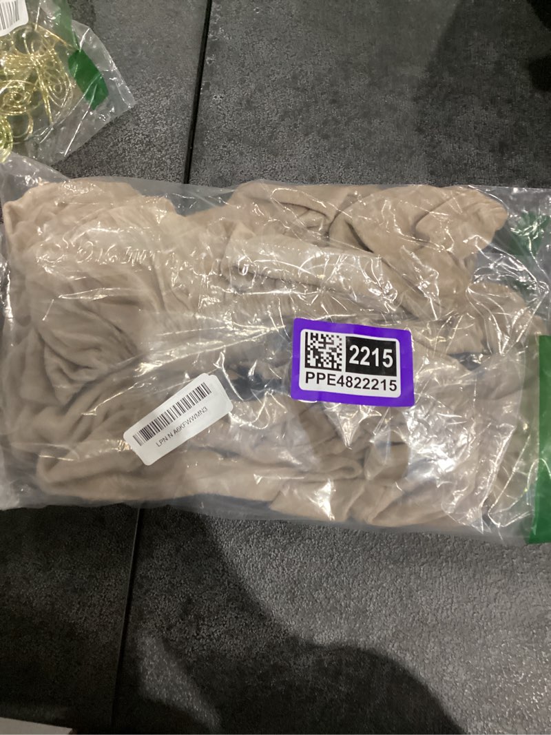 Condition photo showing Good Condition for Havawish Large Dining Room Chair Seat Covers with Armrest Dining Chair Slip Covers Protectors(2 Pcs,Taupe) Velvet Taupe 2