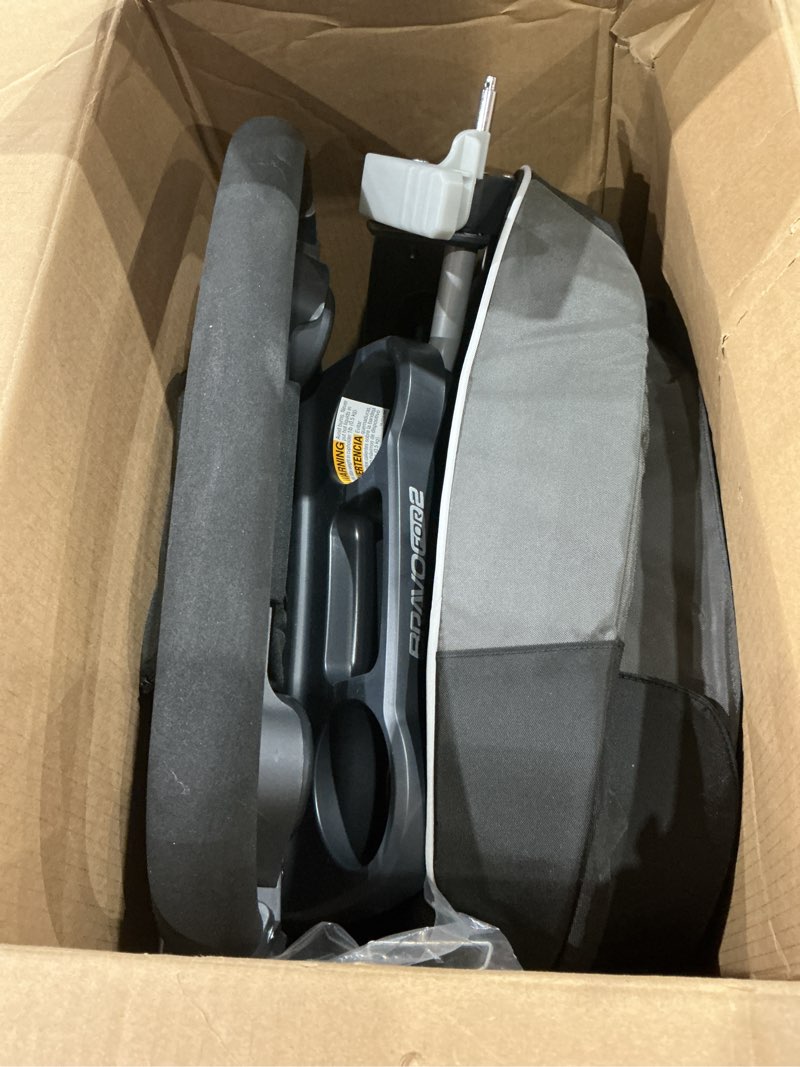 Condition photo showing Good Condition for chicco bravofor2 standing/sitting double stroller - iron | black/grey