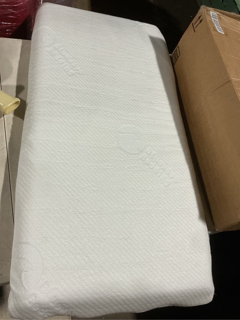 Condition photo showing As Is for Bluewave Bedding Ultra Slim Gel Memory Foam Pillow for Stomach and Back Sleepers - Thin, Flat Design for Cervical Neck Alignment and Deeper Sleep (2.75-Inches Height, Standard Size) 2.75"H Ultra Slim (Standard)