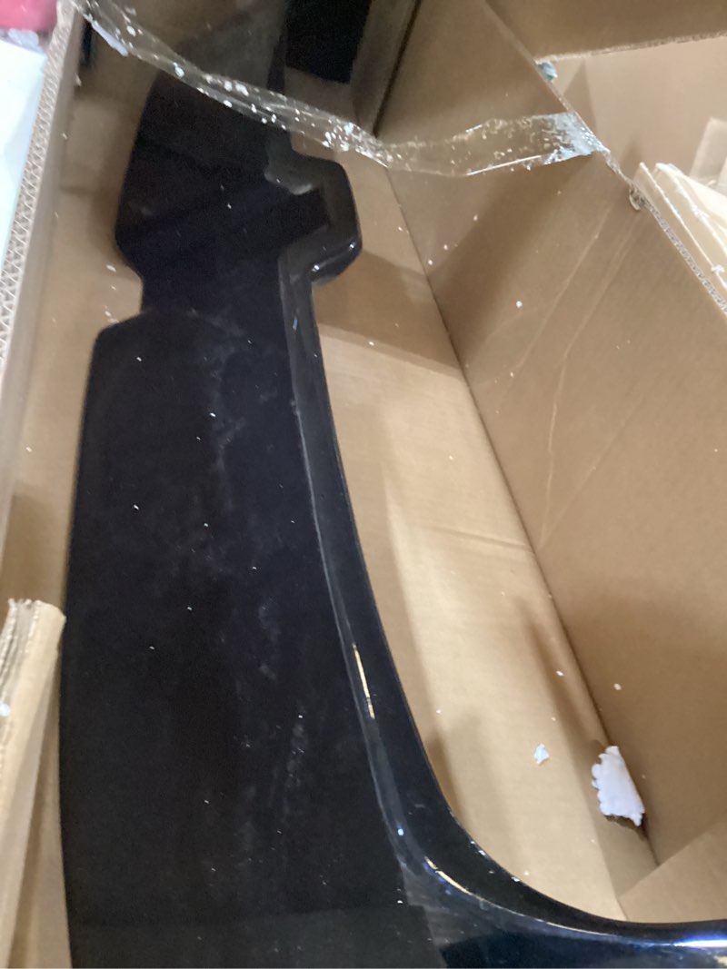 Condition photo showing As Is for GOLF 7 Rear Roof Spoiler fits for Volkswagen VW GOLF 7 MK7 VII 7 7.5 GTI R 2014-2019 Gloss Black ABS Rear Trunk Roof Lip Spoiler Tail Wing Factory Outlet (Gloss Black ABS)