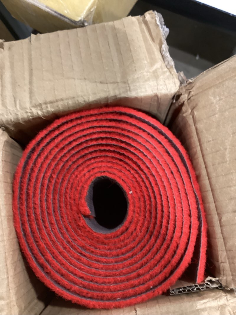 Condition photo showing Good Condition for pbhepj 3ft x 10ft extra thick red carpet runner for party & hollywood, festival celebration, wedding, graduation ceremony, award ceremony, vip reception, heavy-duty, non-slip tpr rubber