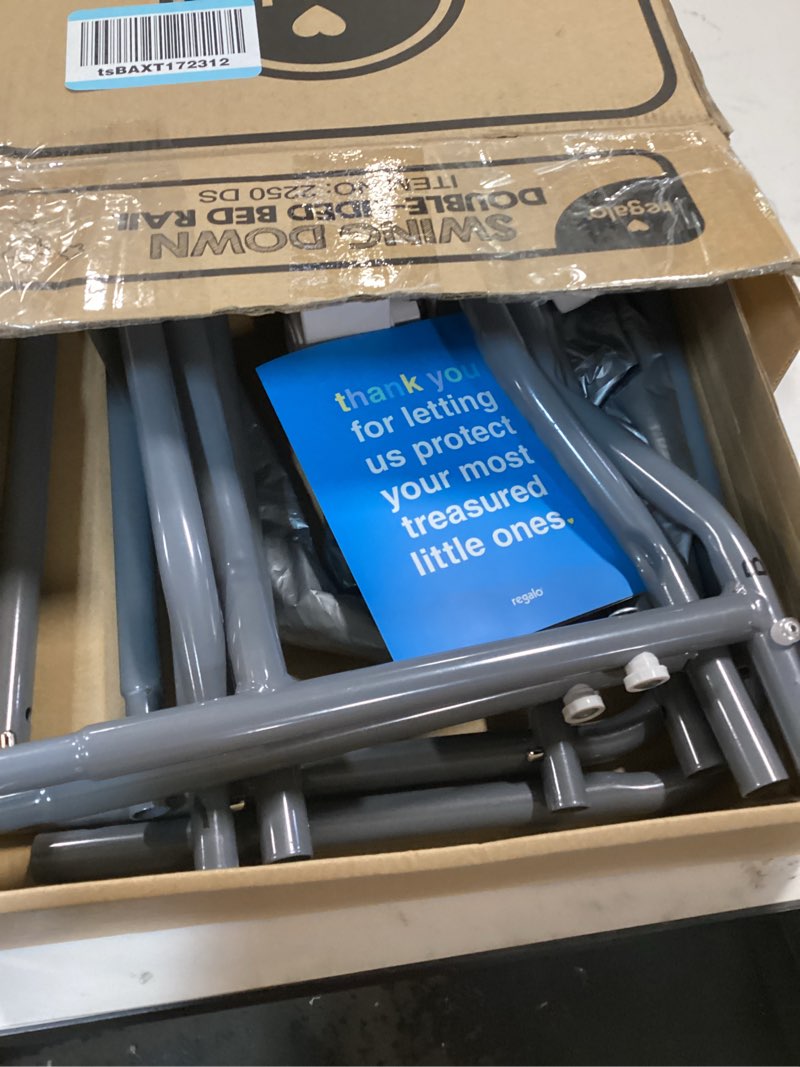 Condition photo showing New/Like New for Regalo Swing Down Double Sided Bed Rail Guard, with Reinforced Anchor Safety System(Pack of 2) 43 Inch (2 Pack)