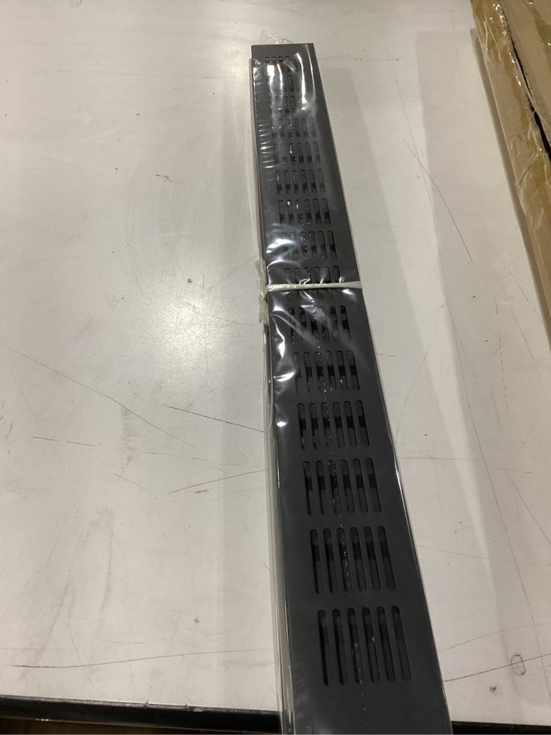 Condition photo showing New/Like New for uxcell 4pcs Rectangle Ventilation Grille Aluminum Alloy Mesh Air Vent Cover Louvered Ventilation Cover for Cabinet Wardrobe Shoe Cabinet Closet, 600x60mm/23.62"x2.36"