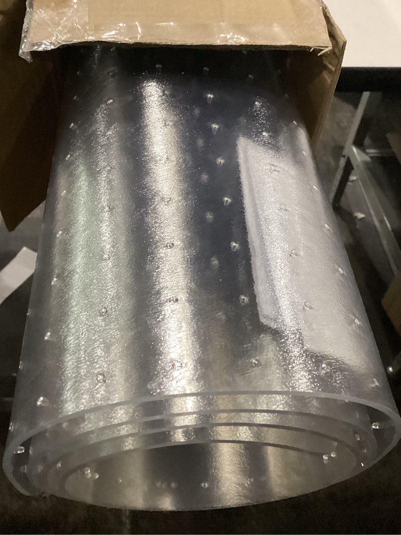 Condition photo showing New/Like New for Office Chair Mat for Carpet Floor, 0.1" Thick 59" x 44" Heavy Duty Computer Chair Mats for Low Pile Carpet, Transparent Carpet Protector Floor Mats for Home (Rectangular) 44"x59" For Carpet Floor