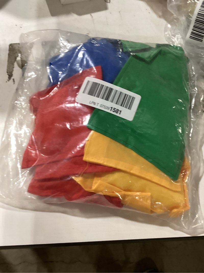 Condition photo showing New/Like New for super z outlet nylon cornhole bean bags toy set sack hand toss games weights for kids (5" x 5" assorted colors) 12