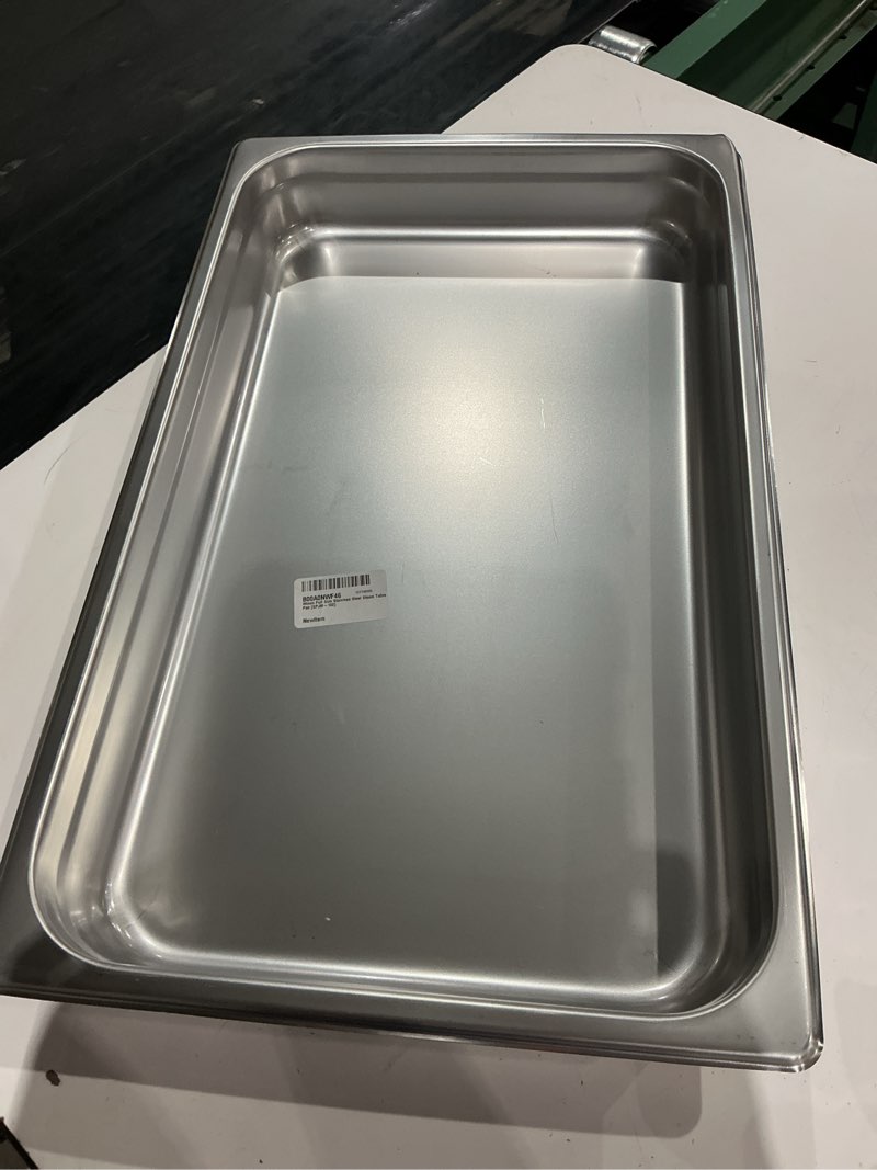 Condition photo showing Good Condition for winco full size stainless steel steam table pan [spjm-102]