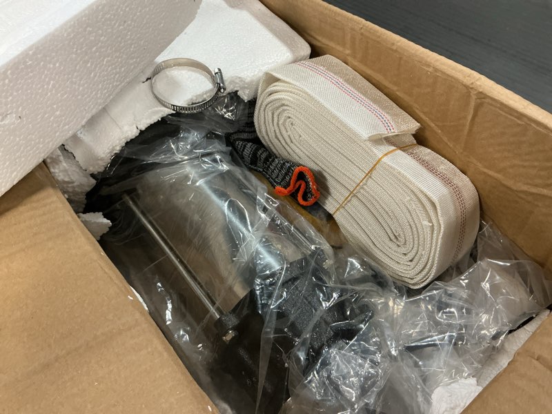 Condition photo showing Good Condition for Sewage Effluent Grinder Pump, 1HP 110V 6400GPH, Stainless Steel Cast Iron with Automatic Float Switch, 2'' NPT Discharge for Basement, Sump Basin, Residential Sewage