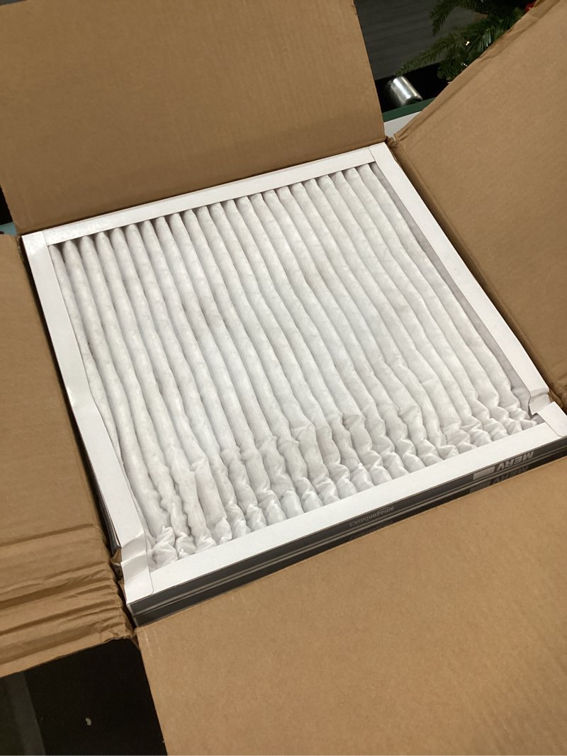 Condition photo showing Good Condition for Amazon Basics 20x20x1 Air Filter 6 Pack, MERV 11 AC Furnace Filters (Actual Size: 19.75 x 19.75 x .75) 20x20x1 Merv 11