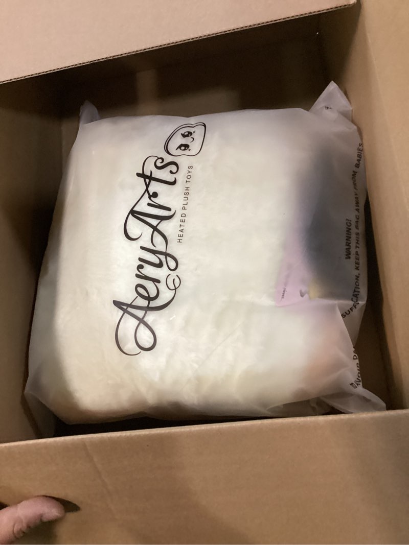 Condition photo showing Good Condition for Cute Heating Pad for Period Cramps Menstrual Pain Relief, Soft Cuddly Large 14" Hot Plush USB Electric Heat Pads,Back Lumbar Neck Pain Relief Cute Stuffed Animals Funny Gifts for Women Teen Girls
