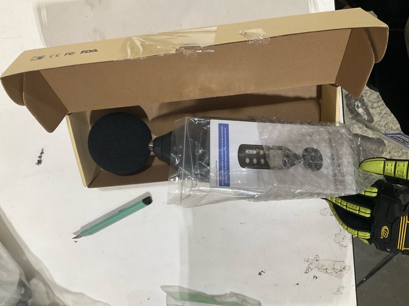 Condition photo showing Good Condition for db-01 decibel meter, professional sound decibel meter with a/c weighting, fast/slow response, 30-130db range,for home, office, factory, noisy neighbors