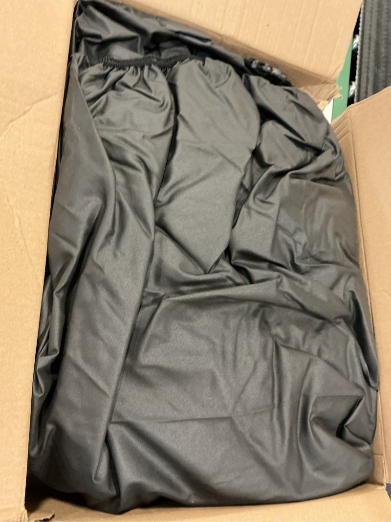 Condition photo showing Good Condition for Tempera Patio Furniture Cover,Outdoor Table And Chair Covers Waterproof, Outdoor Dining Set Cover,Heavy Duty Rectangle Patio Furniture Covers,128''L x 82''W x 27.8''H,Black black 128''L x 82''W x 27.8''H
