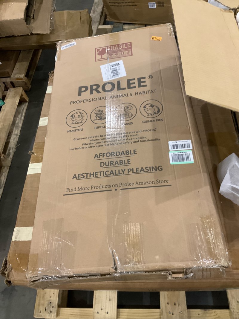 Condition photo showing As Is for Hamster Cage Chewproof, Large Hamster Cages and Habitats, Openable Top with Acrylic Sheets, Solid Built