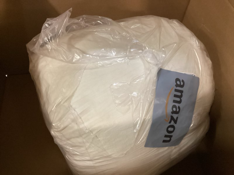 Condition photo showing As Is for Queen Size Headboard Pillow Wedge Long Backrest Positioning Support for Daybed Wedge Bed Rest Reading Pillow with Side Pockets Bolster Cushion White Queen Size:59.1x16.7x7.8in