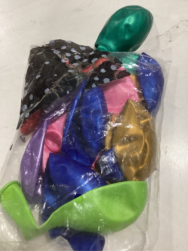 Condition photo showing New/Like New for Rainbow Balloons, 12 Inch Multicolor Rainbow Balloon Teal Blue Green Yellow Orange Hot Pink Latex Ballons for Birthday Wedding Baby Shower Engagement Decoration Party Supplies