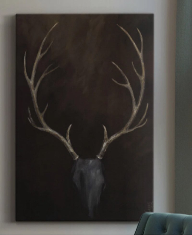 Fourche \" Buck \"32”x48” 