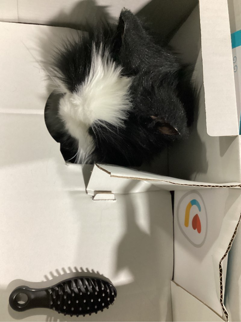 Condition photo showing Good Condition for JOY FOR ALL Companion Pet for Seniors - Lifelike Animatronic Cat - Realistic Soft-Touch Fur & Purring - Therapy Stuffed Animal - Toy for Alzheimer's & Dementia - Tuxedo Black & White Tuxedo Cat