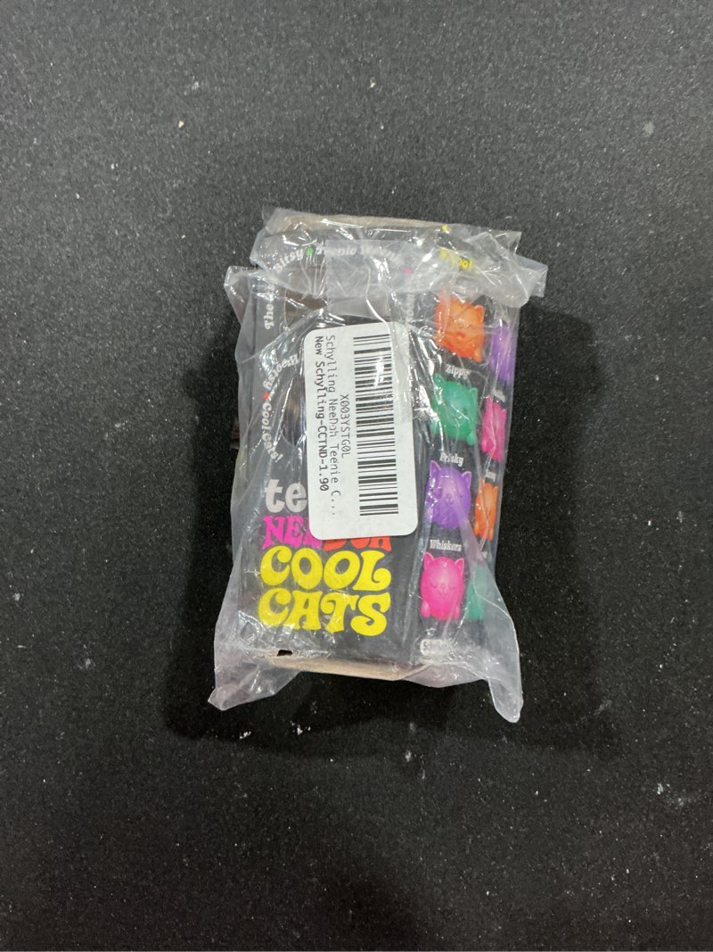 Condition photo showing Good Condition for Schylling NeeDoh Teenie Cool Cat - Sensory Squeeze Toy - Contains 3 Mini Groovy Globs - 1.5" Wide - 