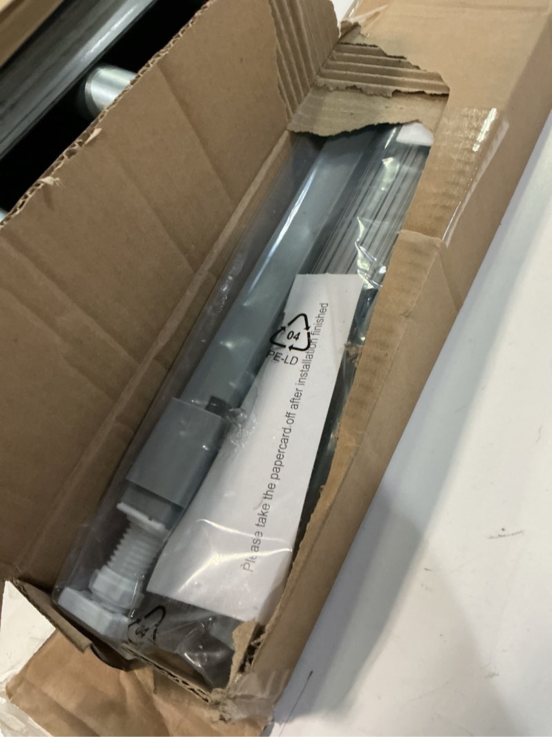 Condition photo showing Good Condition for LazBlinds No Tools No Drill 1" Vinyl Mini Blinds, Cordless Blinds for Windows, Light Filtering Horizontal Window Blinds & Shades, 36" W x 64" H, Grey Cordless-grey 36" W x 64" H