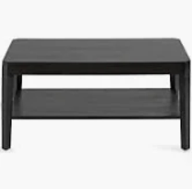 ardentown solid wood frame coffee table with storage