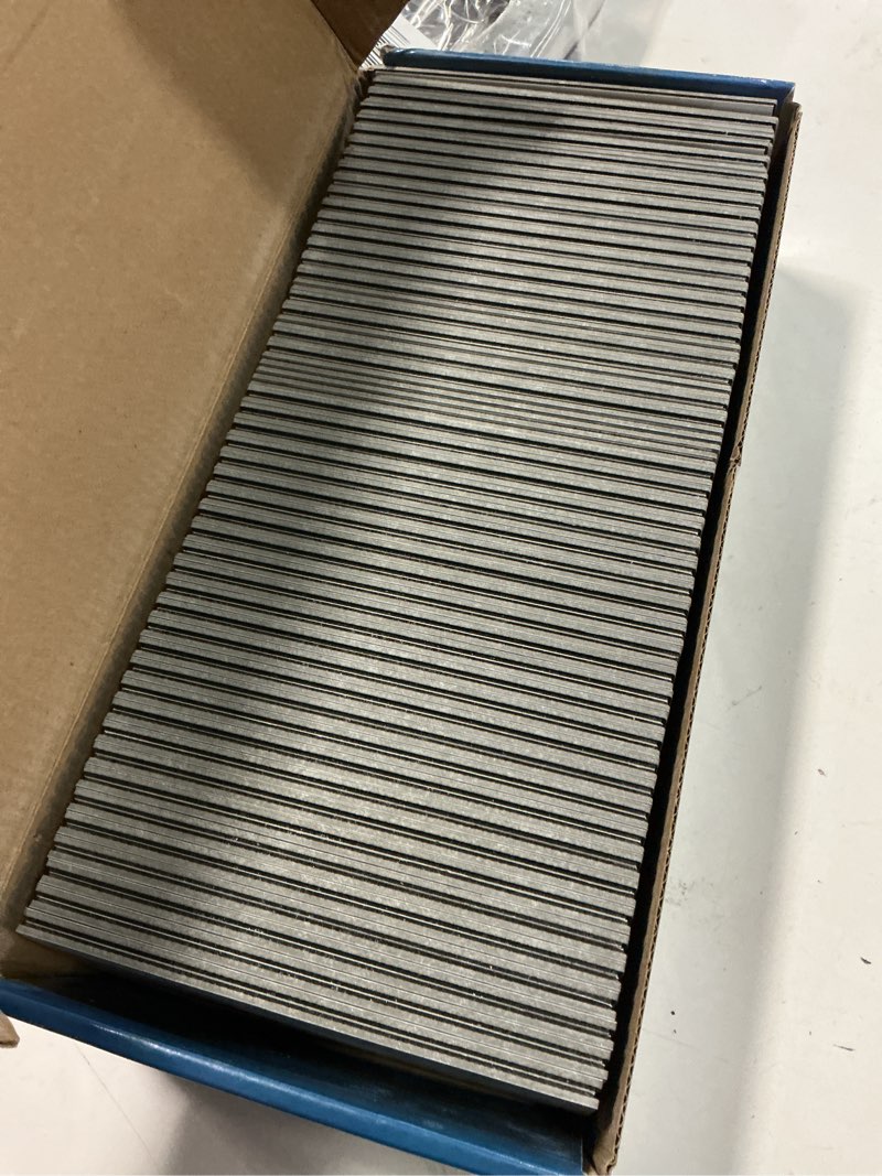 Condition photo showing Good Condition for Art3d 102-Piece Peel and Stick Tile Backsplash for Kitchen Bathroom, 3in. × 6in. Stick on Subway Tile White Granite 3" X 6“ White Granite 102