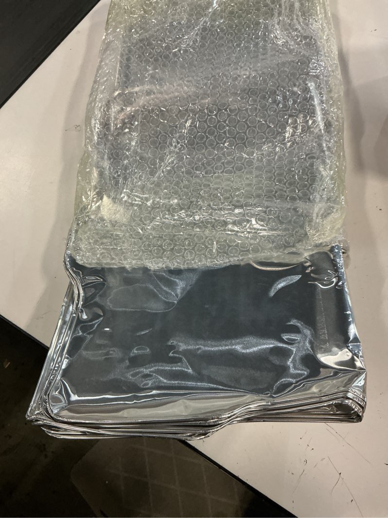 Condition photo showing As Is for safbbcue bac506 drip tray liner replacement for traeger ironwood 650, 22 x 15.5 inch, portable and foldable, disposable aluminum grill tray for collecting grease, 15 pack