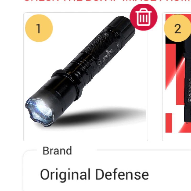 SolVolt Rechargeable Stun Gun Flashlight – Powerful TASER for Women, Men – Self-Defense Device with LED Light – Compact & Concealed Carry – by Original Defense