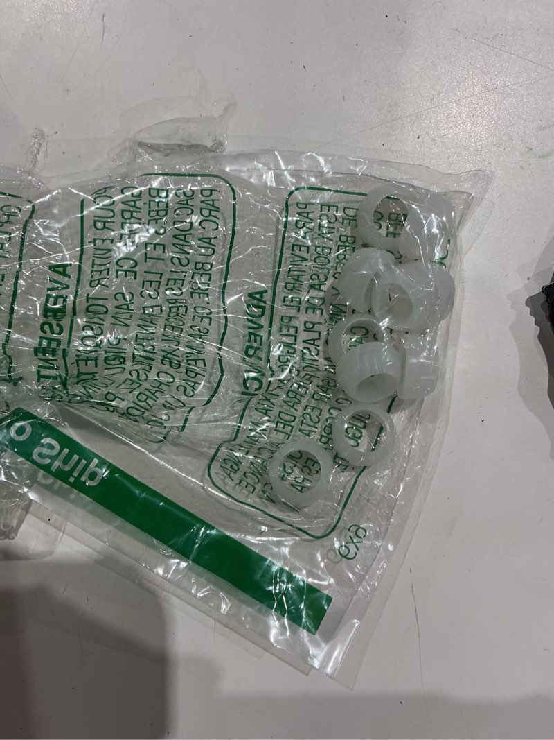 Condition photo showing Good Condition for 16435 plastic santoprene swivel seal, fit for pex fittings/valves, 10 pcs | 1/2" pex swivel cone washer rv water line gasket fits most rvs, camper, travel trailer swivel type water connectors 10 pcs 16435 swivel seal