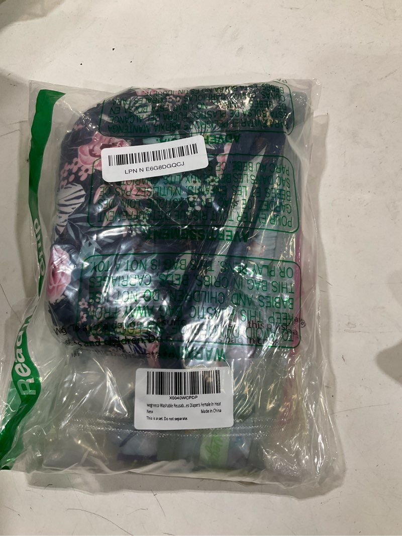 Condition photo showing Good Condition for wegreeco washable reusable premium dog diapers,pack of 3,small dog puppy & doggy diapers female,dog period panties diapers female in heat x-large flower-2