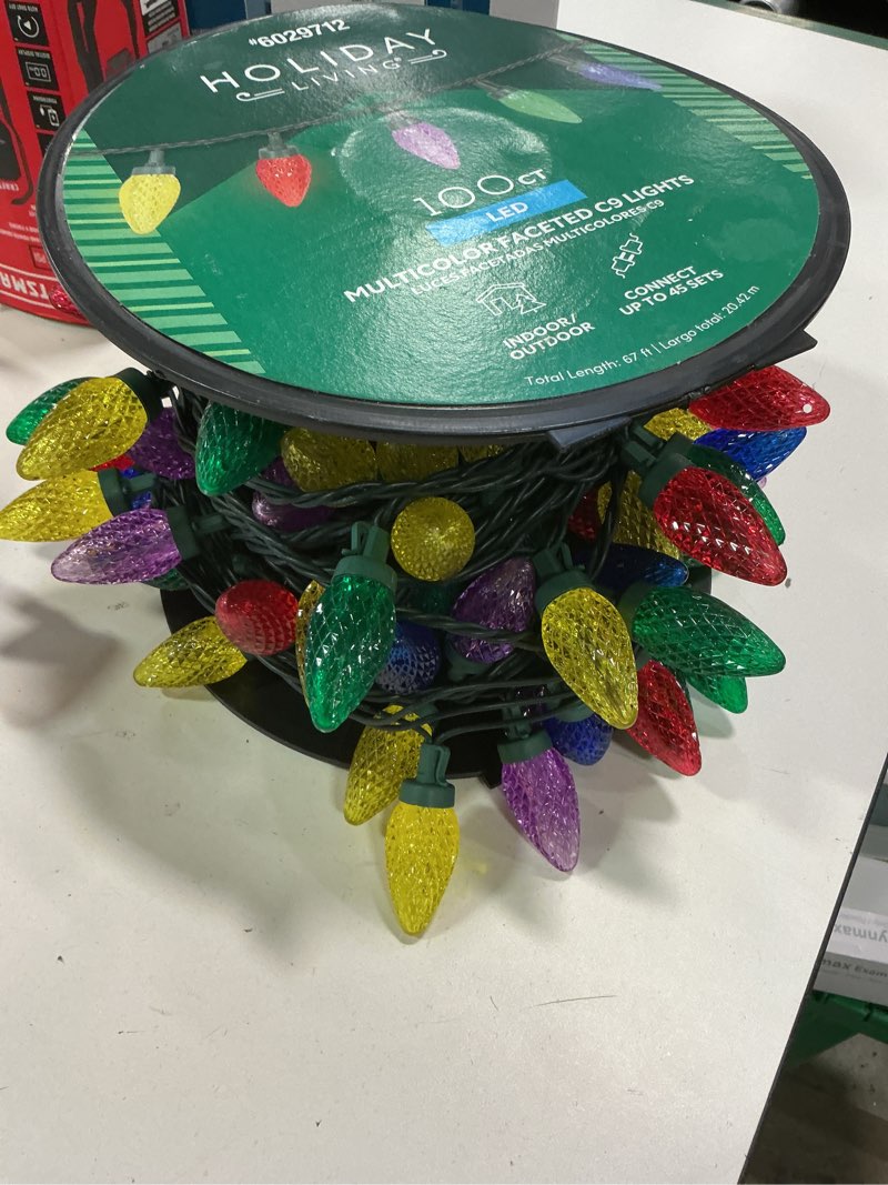 Condition photo showing Good Condition for  Holiday Living 100-count 66-ft Multicolor LED String Christmas Lights