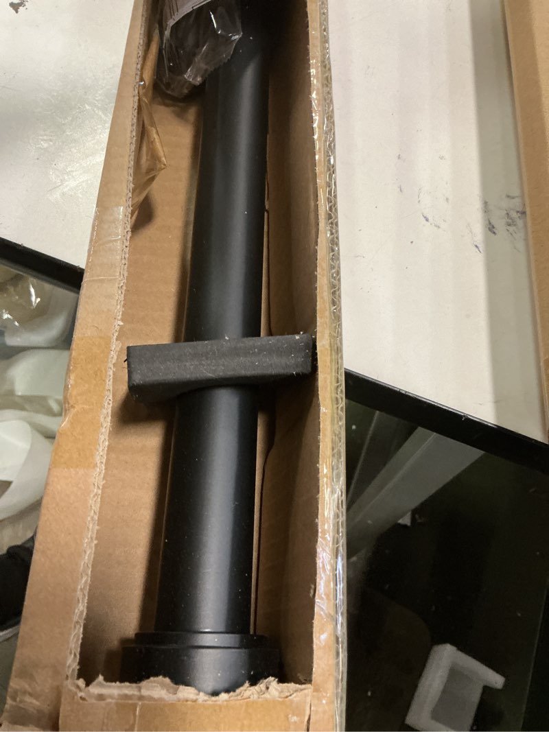 Condition photo showing Good Condition for Heavy Duty Curtain Rods - 1 1/4" Large Diameter Premium Nonadjustable Curtain Rod - 36in/3ft Custom Window Treatment Rods with Durable Aluminum Brackets and End Caps,Black Finish Black 36in/3ft