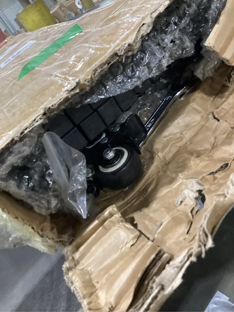 Condition photo showing Good Condition for 65.35" x 48.03" Folding Security Gate,Single Folding Door Gate,Flexible Expanding Security Gate,Mobile Barricade Safety Barrier,Galvanized Steel Door Barricade Gate with 360° Wheels